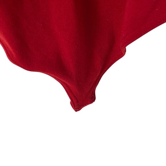 Wolford Deep Red Stretchy Bodysuit size small - Picture 3 of 7